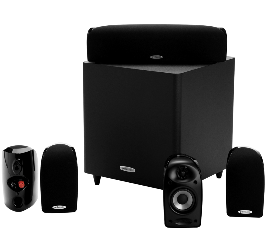 Polk TL-1600 zwart 5.1 surround speaker set