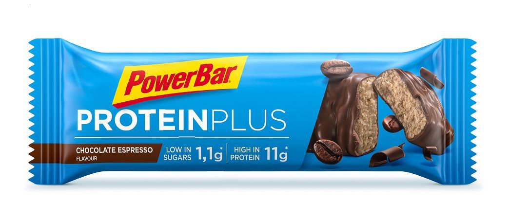 PowerBar Protein Plus Low Sugar Bar chocolade espressso