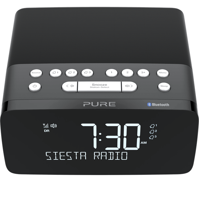 Pure Siesta Charge wekkerradio met DAB+ grafiet