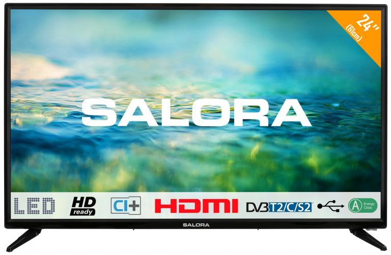 Salora 24LTC2100 LED televisie met triple tuner, CI+, HDMI, USB
