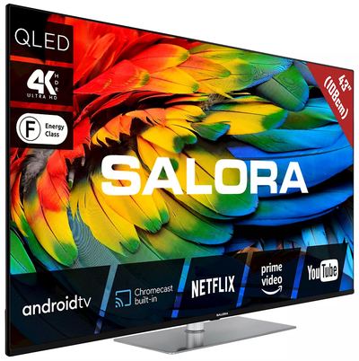 Salora 43QLED440 Smart televisie met QLED scherm