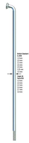 Sapim 2 x 280 mm RVS fietsspaak