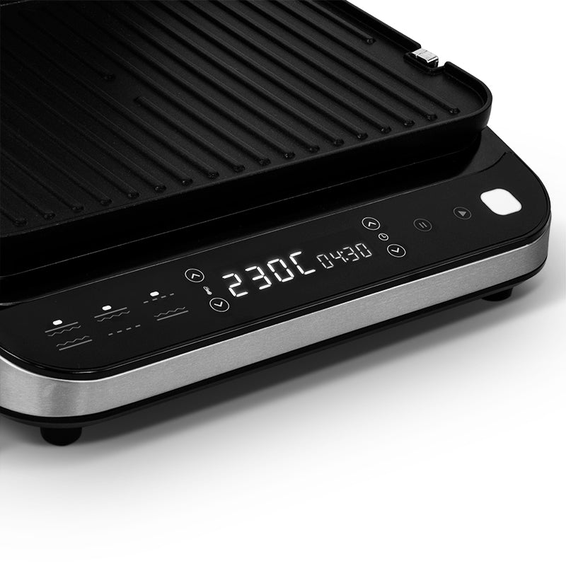 Schneider SCGR2000X vlees Grill, Plancha en Wafel, 3 in 1 plaat