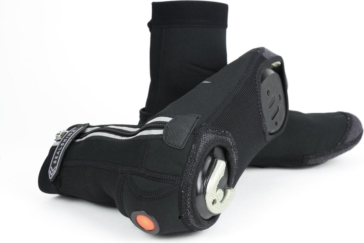 SealSkinz All Weather Cycle LED neopreen overschoenen