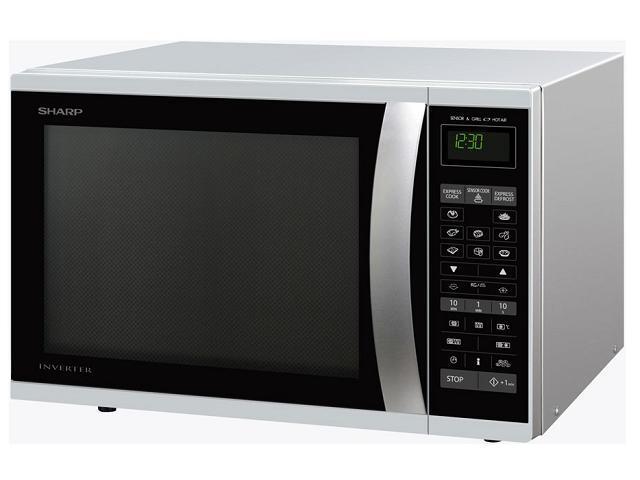 Sharp R971INW magnetron 1450 Watt oven, tiptoets en timer