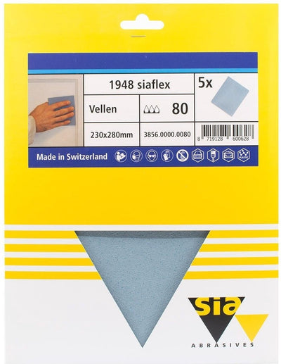 Sia Siaflex schuurpapier handvellen P100 - 230 x 180 mm (5 vellen)