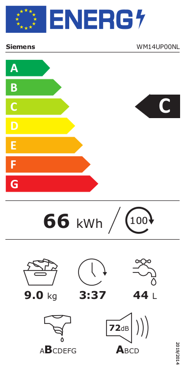 Siemens WM14UP00NL met i-Dos doseer systeem