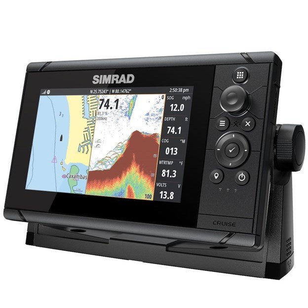 Simrad Cruise-7 kaartplotter met CHIRP-sonar