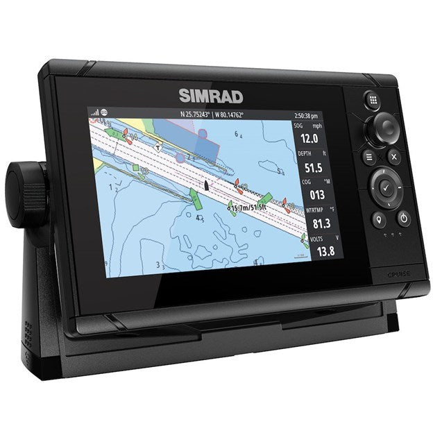 Simrad Cruise-7 kaartplotter met CHIRP-sonar