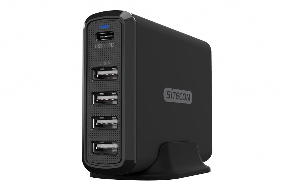 Sitecom CH-017 60W Fast USB Desktop Charger