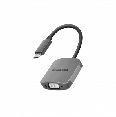 Sitecom CN-374 USB-C to VGA + Adapter - with USB-C Power Delivery
