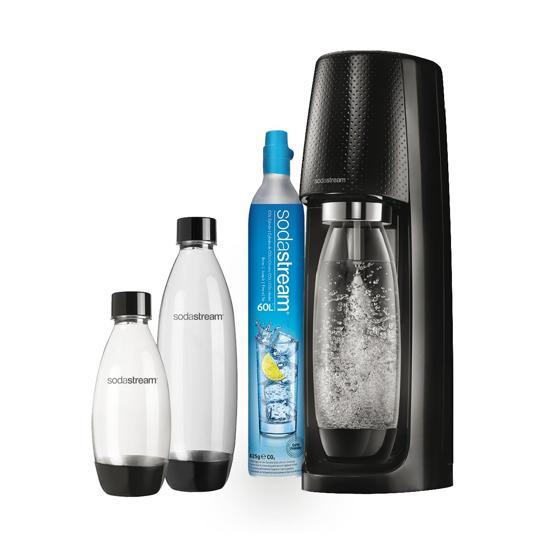 Sodastream Spirit Megapack Black inclusief 3 herbruikbare literflessen en CO2 cilinder