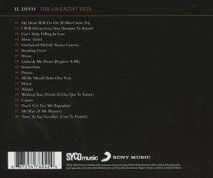 Sony Music Greatest hits of Il Divo