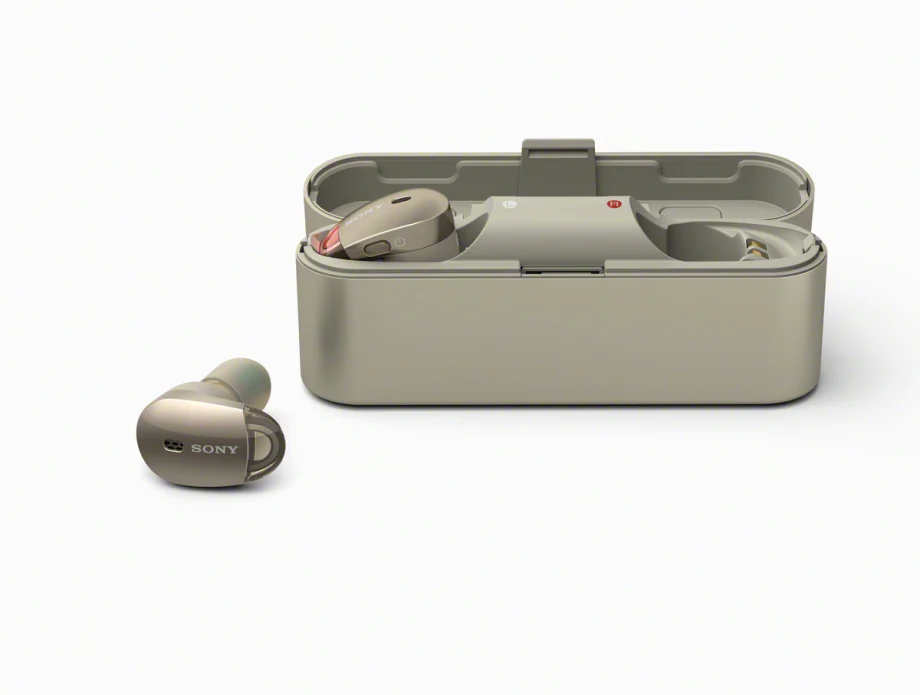 Sony WF1000XM3S zilver in-ear hoofdtelefoon met microfoon