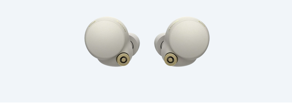 Sony WF1000XM4 zilver hoofdtelefoon in-ear met microfoon