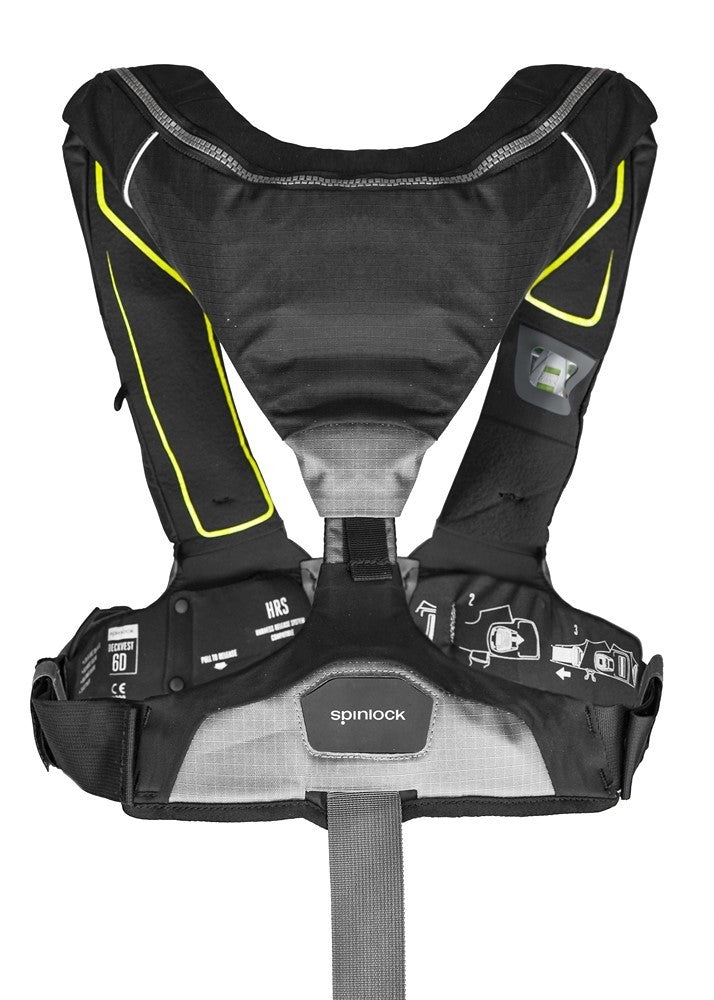 Spinlock Deckvest 6D 275N automatisch reddingsvest grijs met quick release