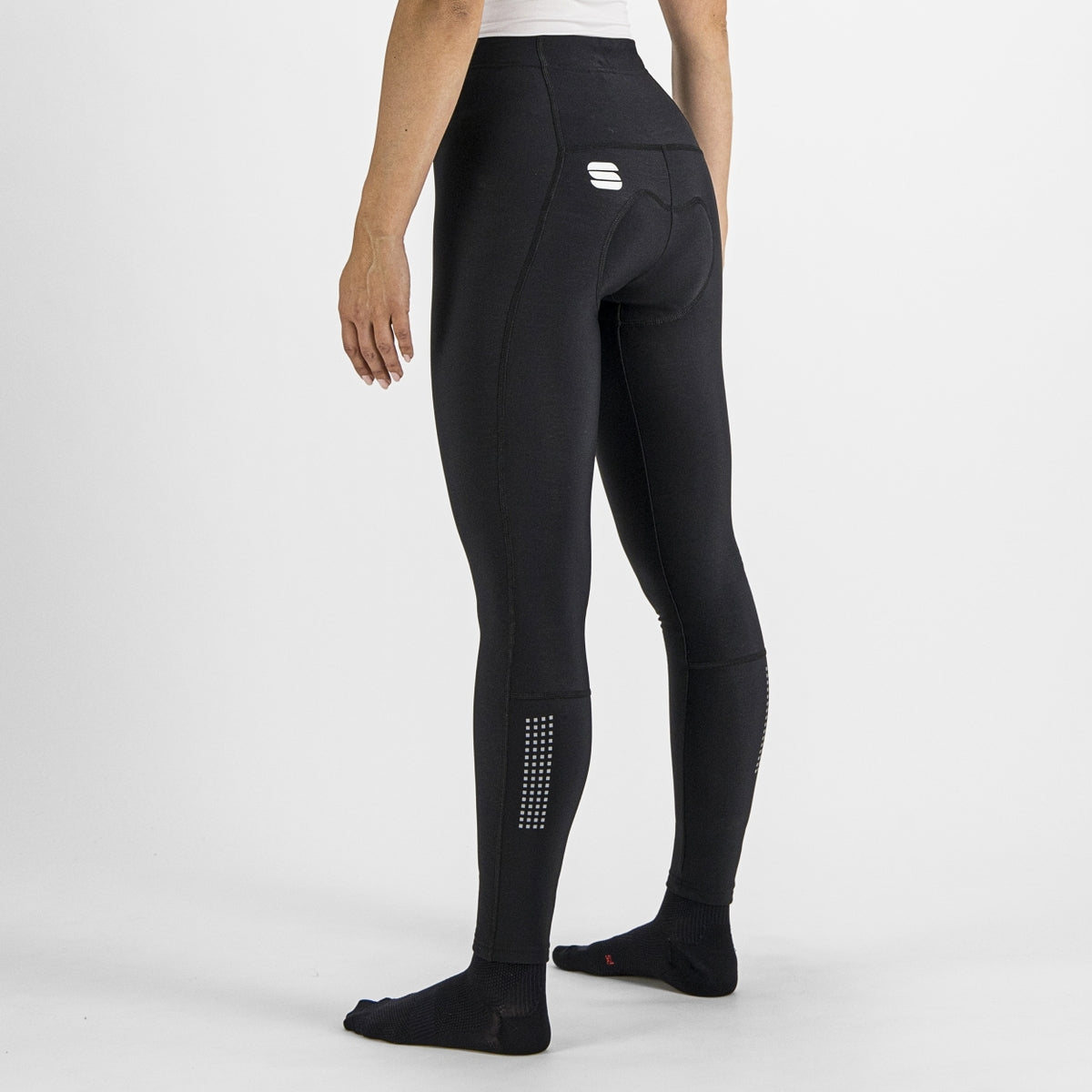 Sportful Classic Tight fietsbroek lang zwart dames