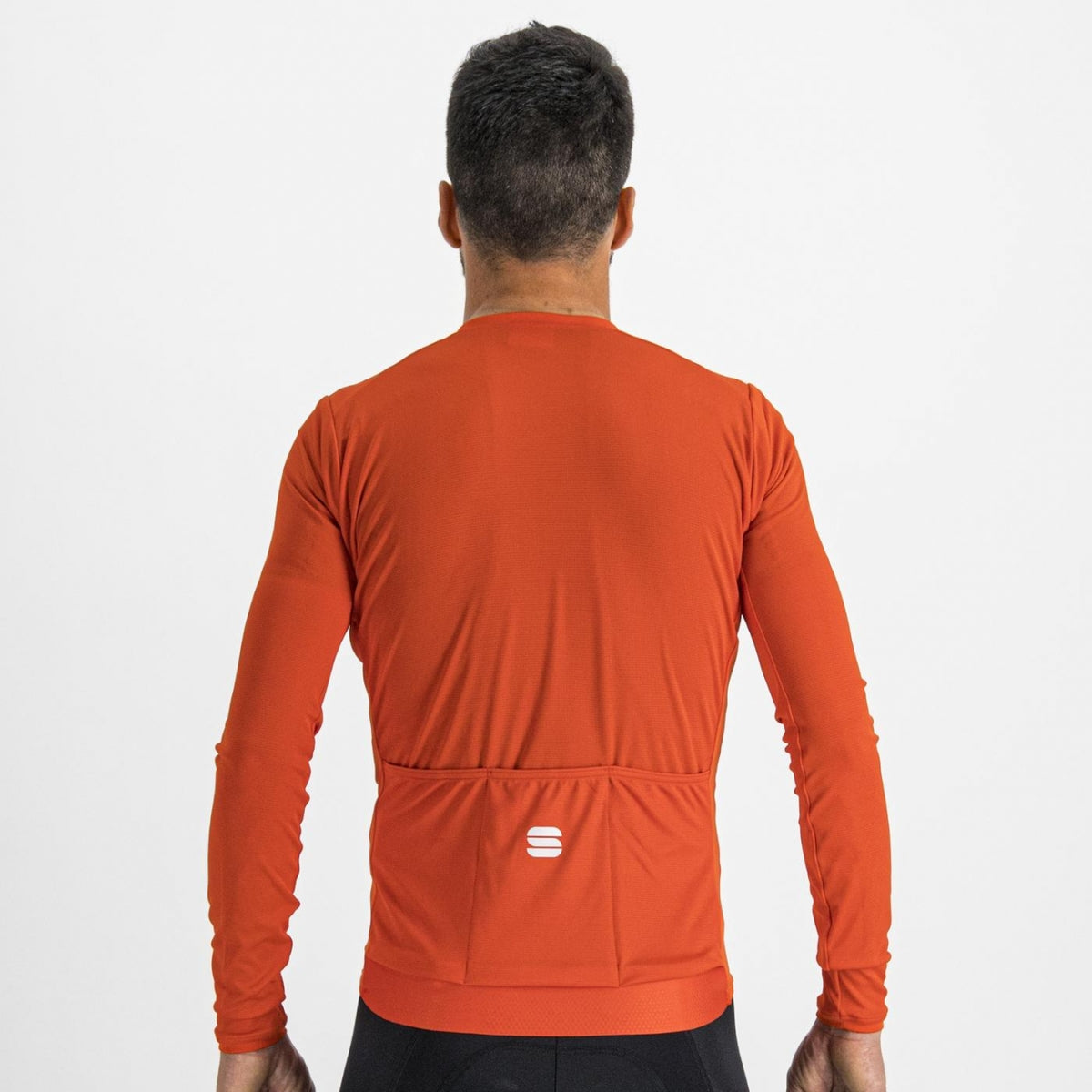 Sportful Matchy fietsshirt lange mouwen rood heren