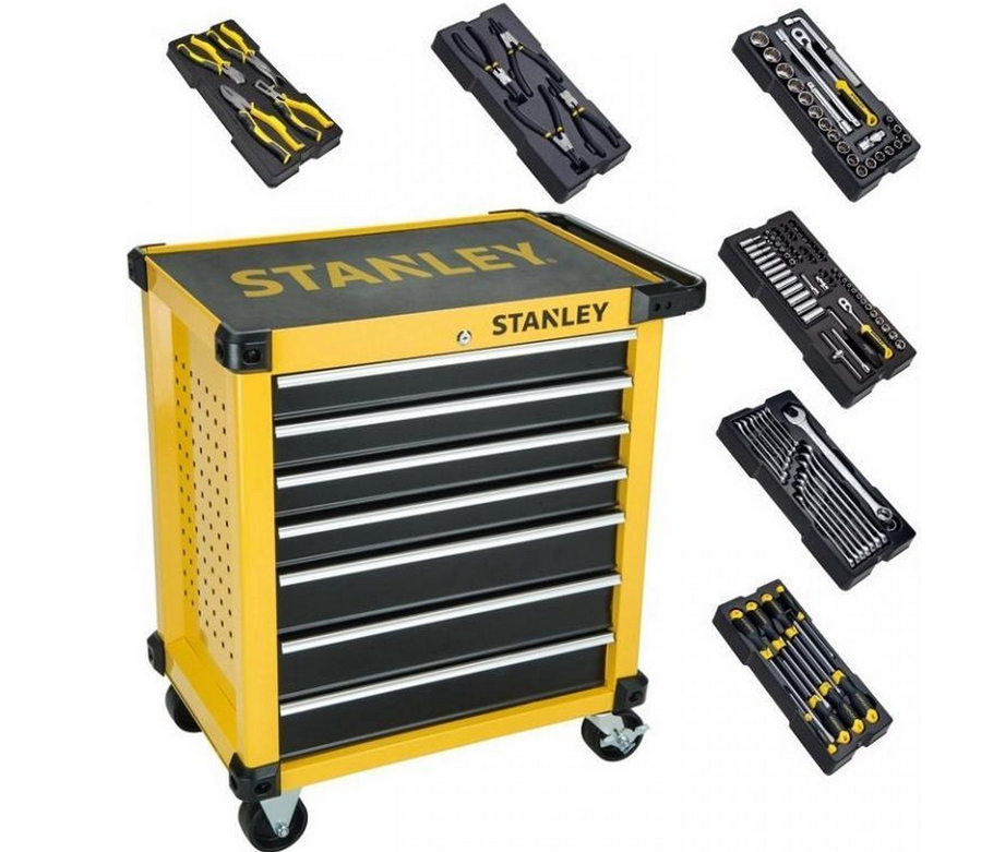 Stanley STHT6-80827 Gereedschapkar met 7 lades en 6x transmodules