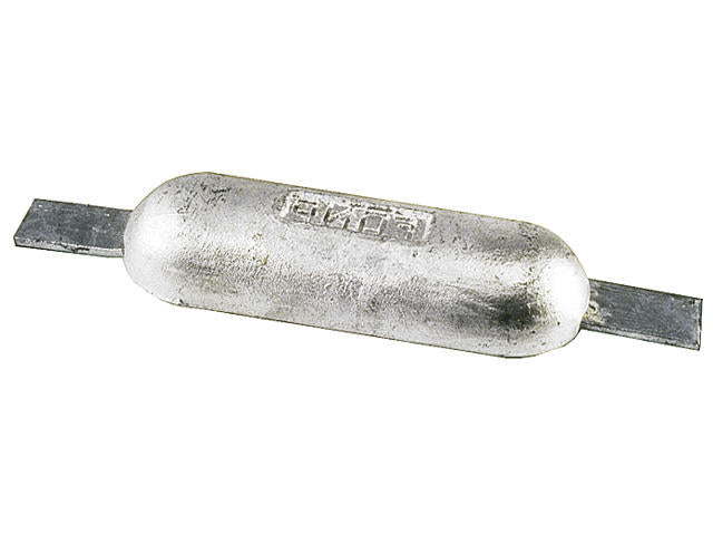 Talamex Aluminium Anode 1,8 kg half-ei met strip, 200x90x35 mm