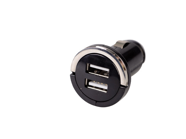 Talamex USB adapter dubbel 12 Volt