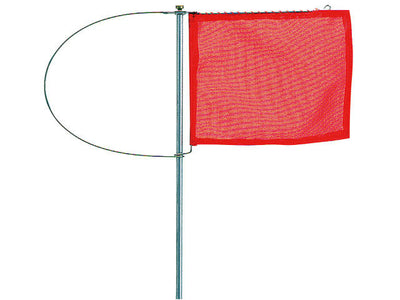 Talamex Verklikker 125 mm RVS met vlag in rood, geel, oranje, groen en blauw