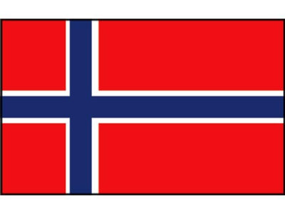 Talamex Vlag Noorwegen 20x30 cm