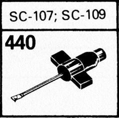 Tonar 440DS naald voor RONETTE SC-107 SC-109