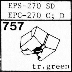 Tonar 757DS naald voor National EPS-270 SD