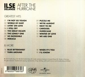 Universal Music Ilse Delange After the Hurricane Greatest Hits & More