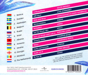 Universal Music Junior Eurovison Songcontest 2012
