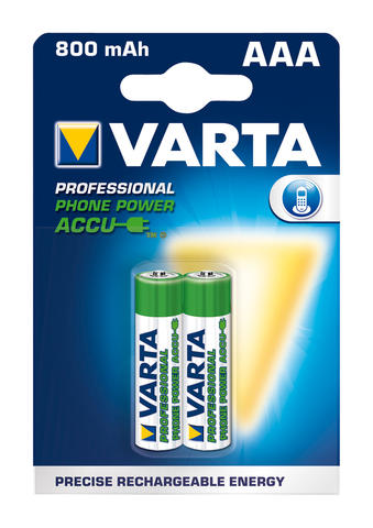 Varta AAA 2 Pack Phone Power 800 mAh