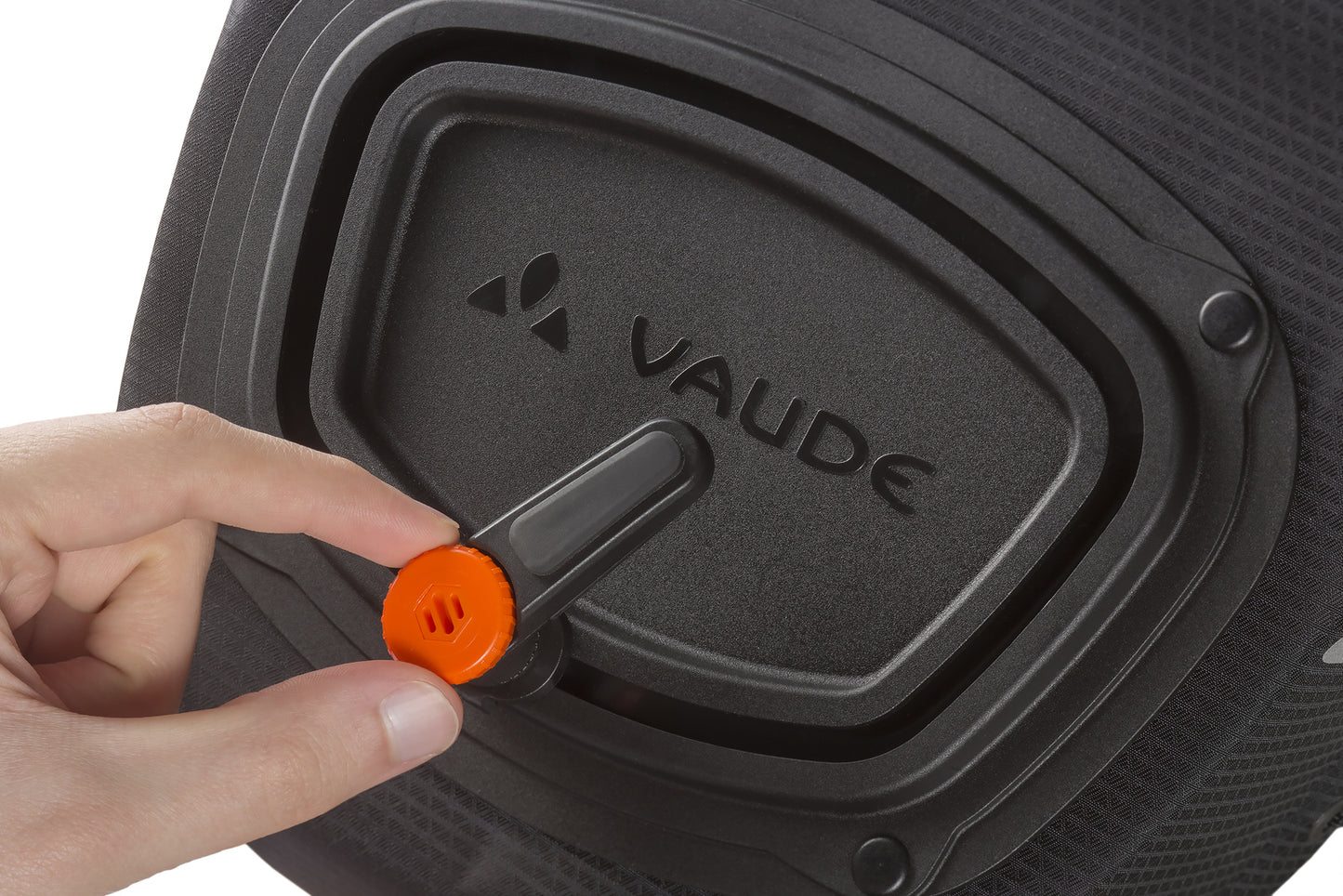 Vaude Aqua Front Light voortassen voor fiets zwart