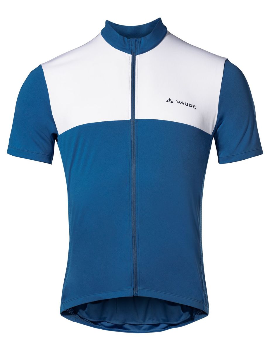 Vaude Matera fietsshirt korte mouwen blauw heren