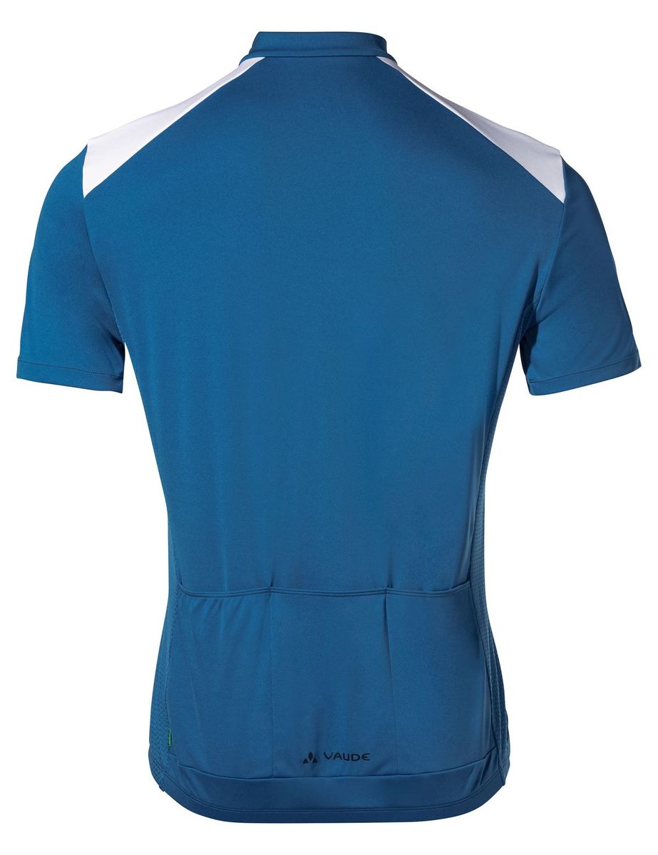 Vaude Matera fietsshirt korte mouwen blauw heren