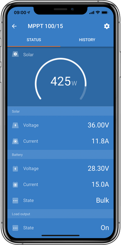 Victron SmartSolar MPPT 75/10 laadregelaar